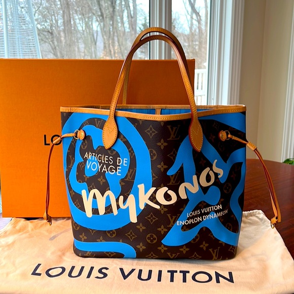 Louis Vuitton Tahitienne Cities Mykonos Neverfull Destination. Extremely Rare💎 - Picture 1 of 17